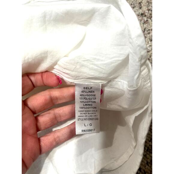 Altar'd State White Strapless Mini Bow Back Dress - Picture 10 of 12